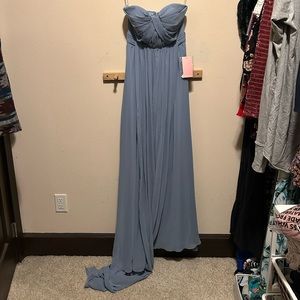 Birdy Grey XS Dusty Blue convertible bridesmaid dress, brand new!